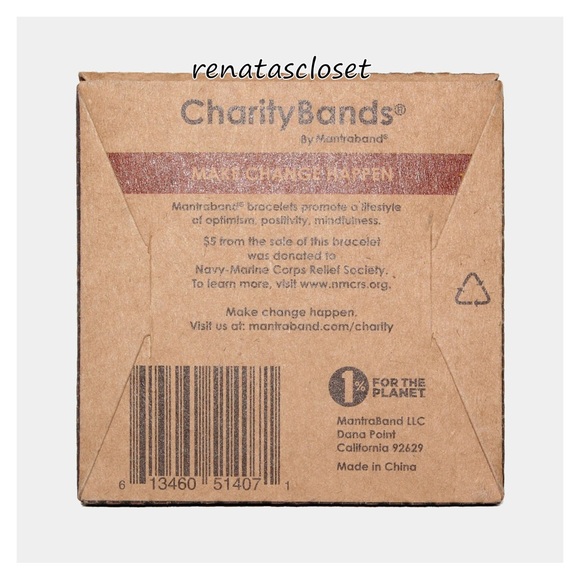 CharityBands by MantraBand "You're my Anchor" NMCRS Ladies Bracelet NWT/NIB - Picture 3 of 6